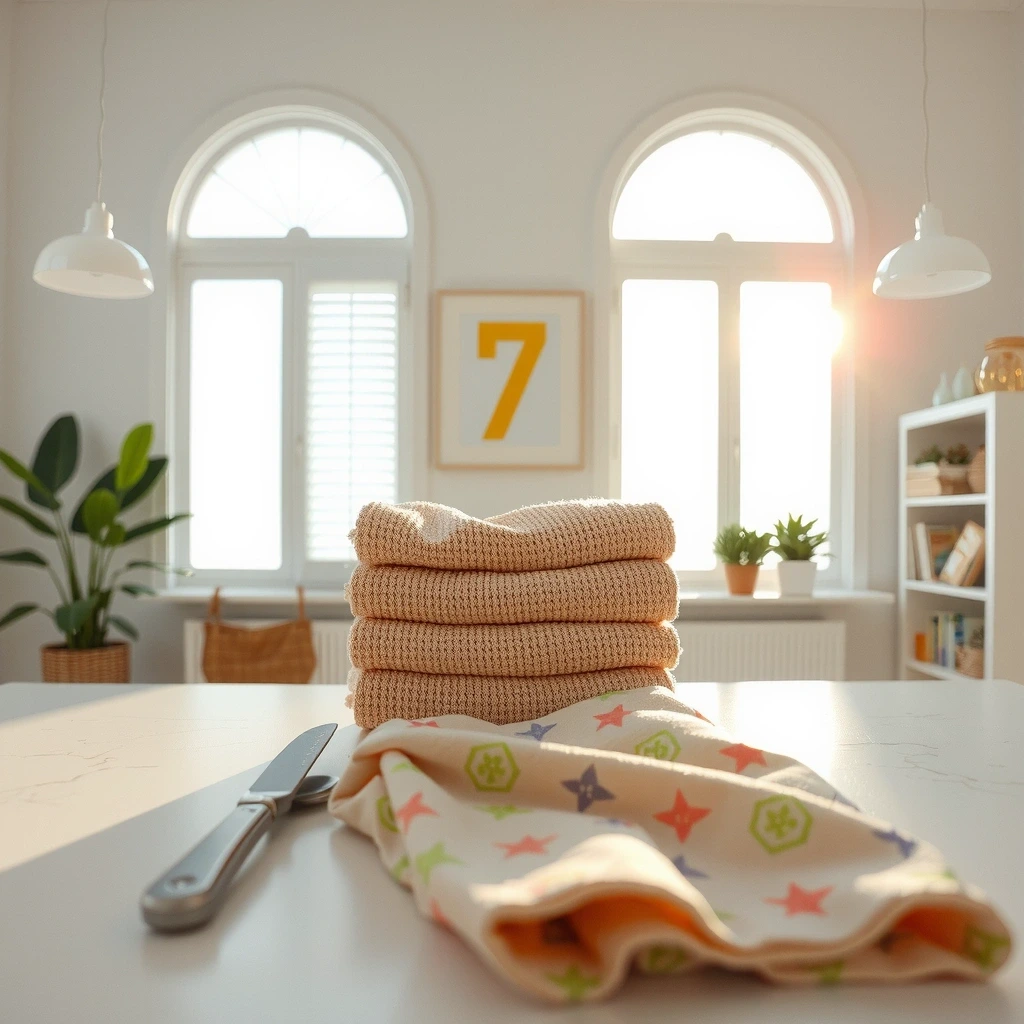 Organized microfiber cloths